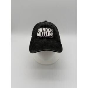 Dunder Mifflin Baseball Hat Cap Adjustable Dark Gray